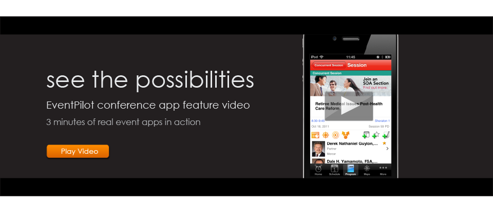 Conference App Feature Video EventPilot Video