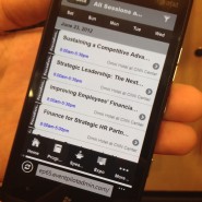 Conference App on new Nokia Lumia 900 Windows Phone 7