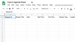 Google Sheet Template